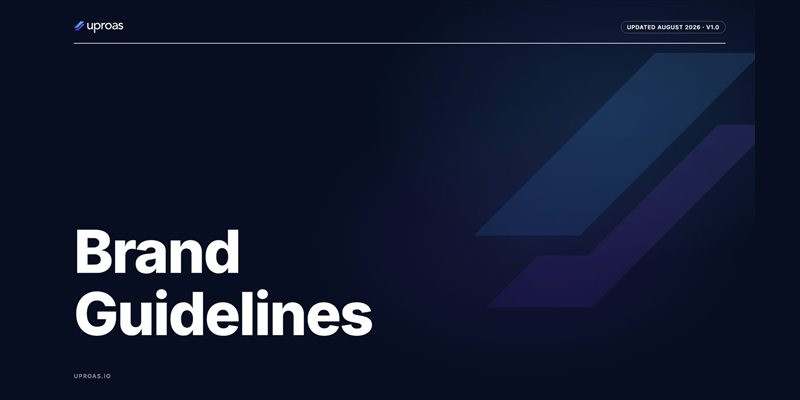 Uproas brand guidelines cover